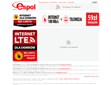 Tablet Screenshot of espol.com.pl