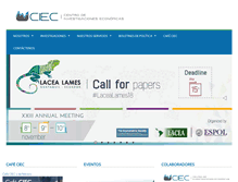 Tablet Screenshot of ciec.espol.edu.ec