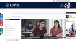 Desktop Screenshot of espol.edu.ec