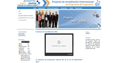 Desktop Screenshot of abet.espol.edu.ec