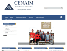 Tablet Screenshot of cenaim.espol.edu.ec